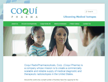 Tablet Screenshot of coquipharma.com